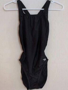Speedo Black Racerback ProLT Swimsuit - Size 10/36